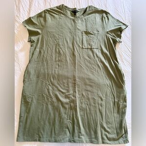 Banana Republic olive green women’s t-shirt dress size XXL